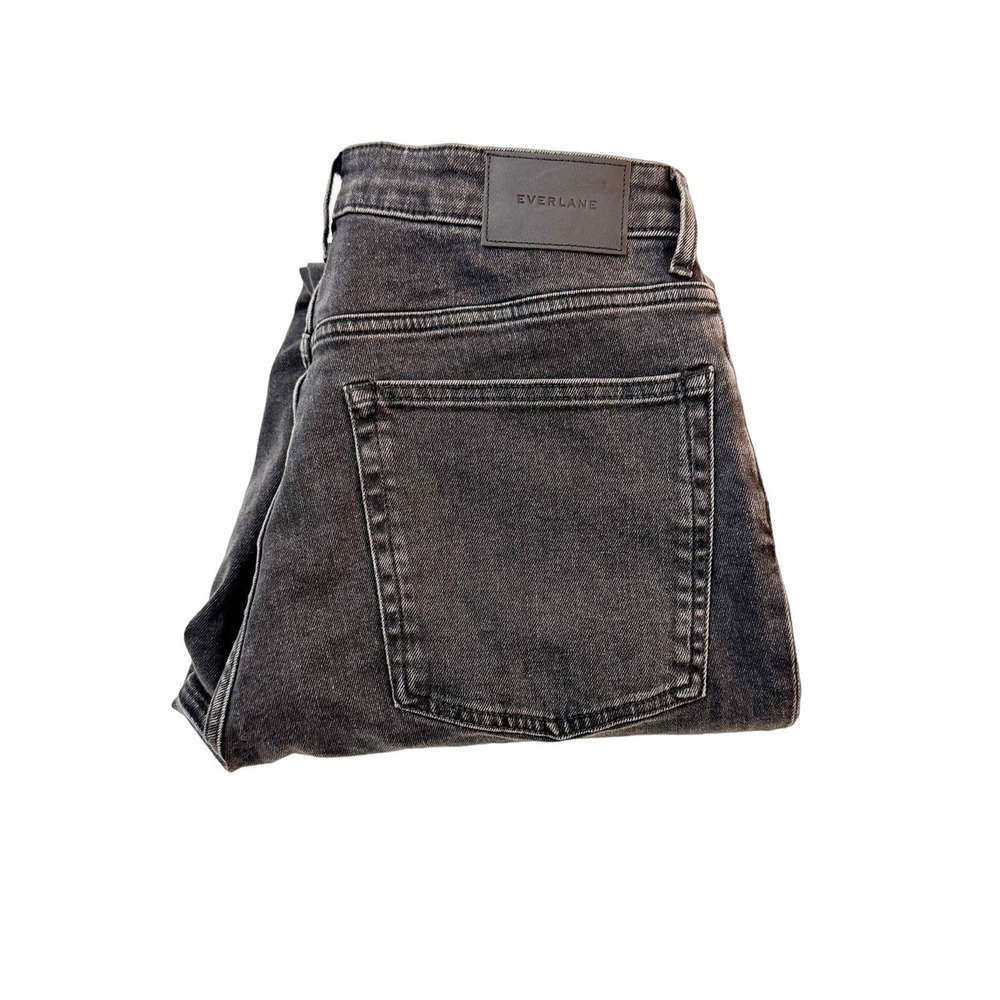 Everlane The Curvy Cheeky Jeans Dk Grey Black Denim Jeans Size 30